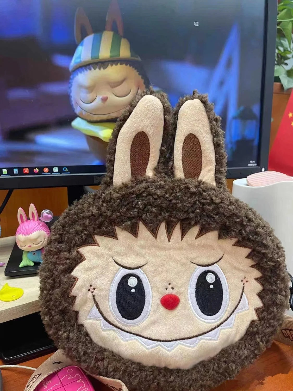 labubu City Park Limited crossbody bag Plush wallet mobile bag Ladies Card Love cartoon bag Shoulder Bag Handbag Girl gift