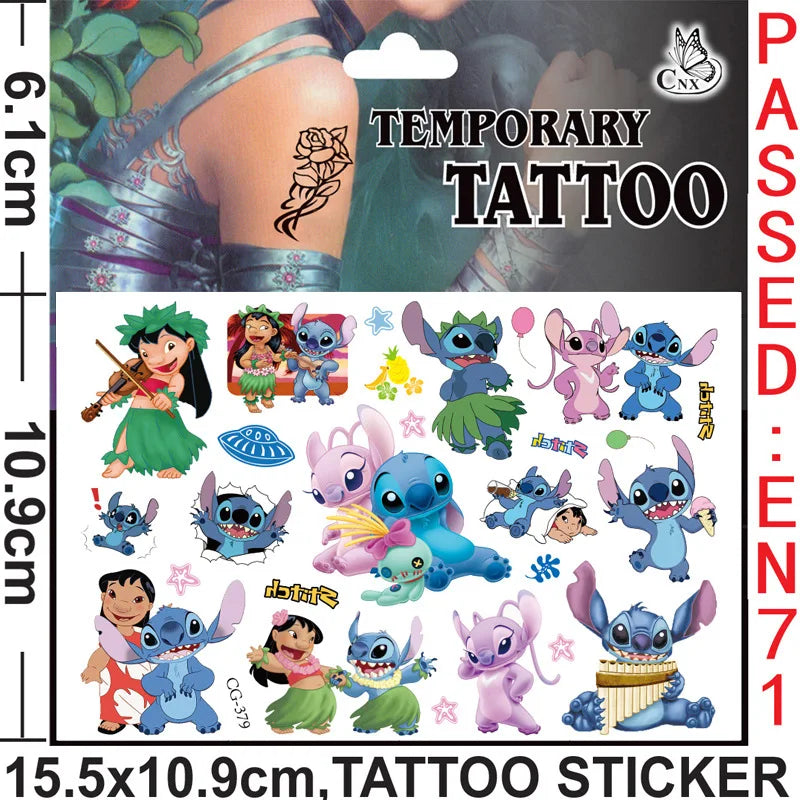 Lilo and Stitch Cartoon Children's Birthday Party Decoration Paper Plate Latex Foil Ballon Tablecloth Baby Shower Party Supplies