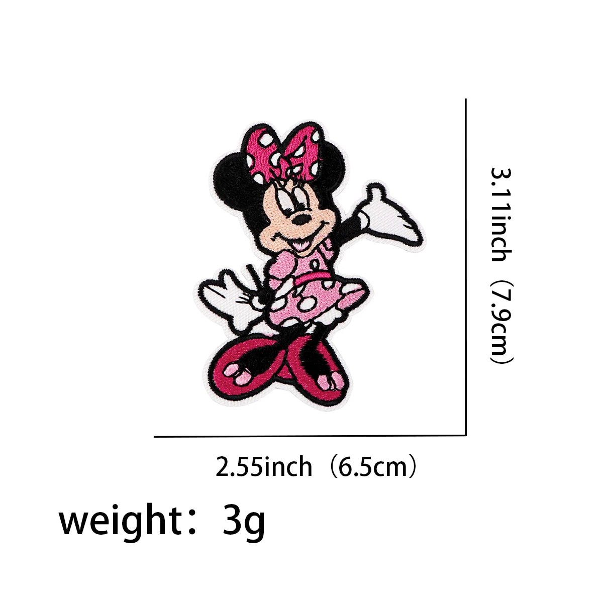 Cute Stitch Patches On Clothes Cartoon Mushu Dragon Embroidered Patches Animals Badges Iron On Patch DIY Clothing Accessories