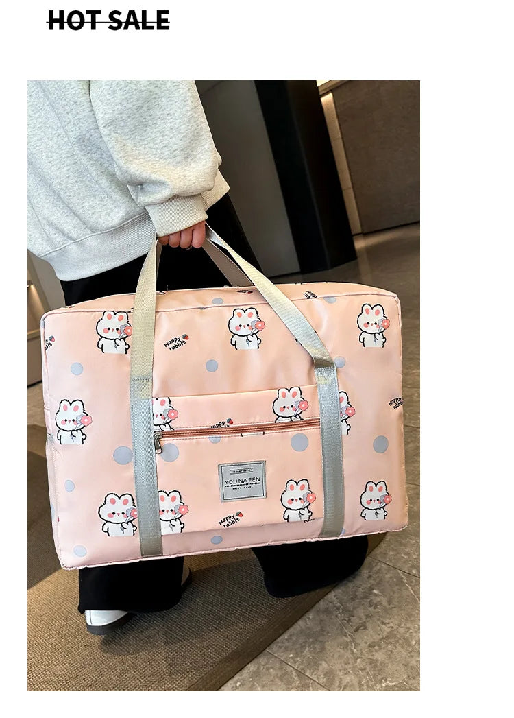 Large Capacity Travel Bag Portable Business Trip Light Portable Student Trolley Case Luggage Bag Maternity Storage Bag for Girls