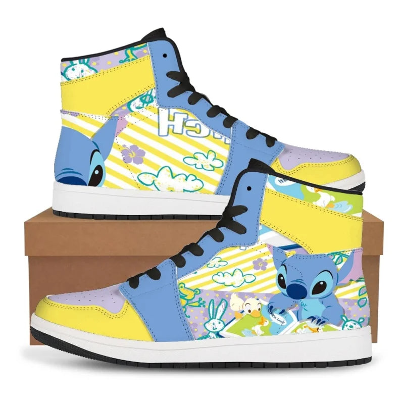 Lilo & Stitch Sneakers Kawaii Cartoon Stitch Shoes boys girls Little Monster Pattern Shoes Fashion Casual Sports Shoes