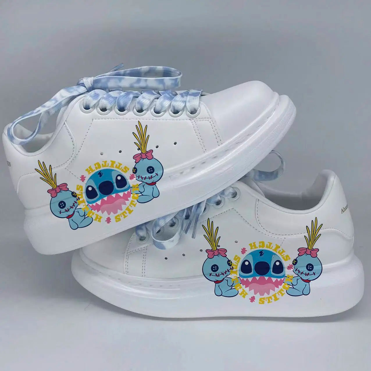 Lilo & Stitch Sneakers Kawaii Cartoon Stitch Shoes Little Monster Pattern Shoes Fashion Casual Sports Shoes