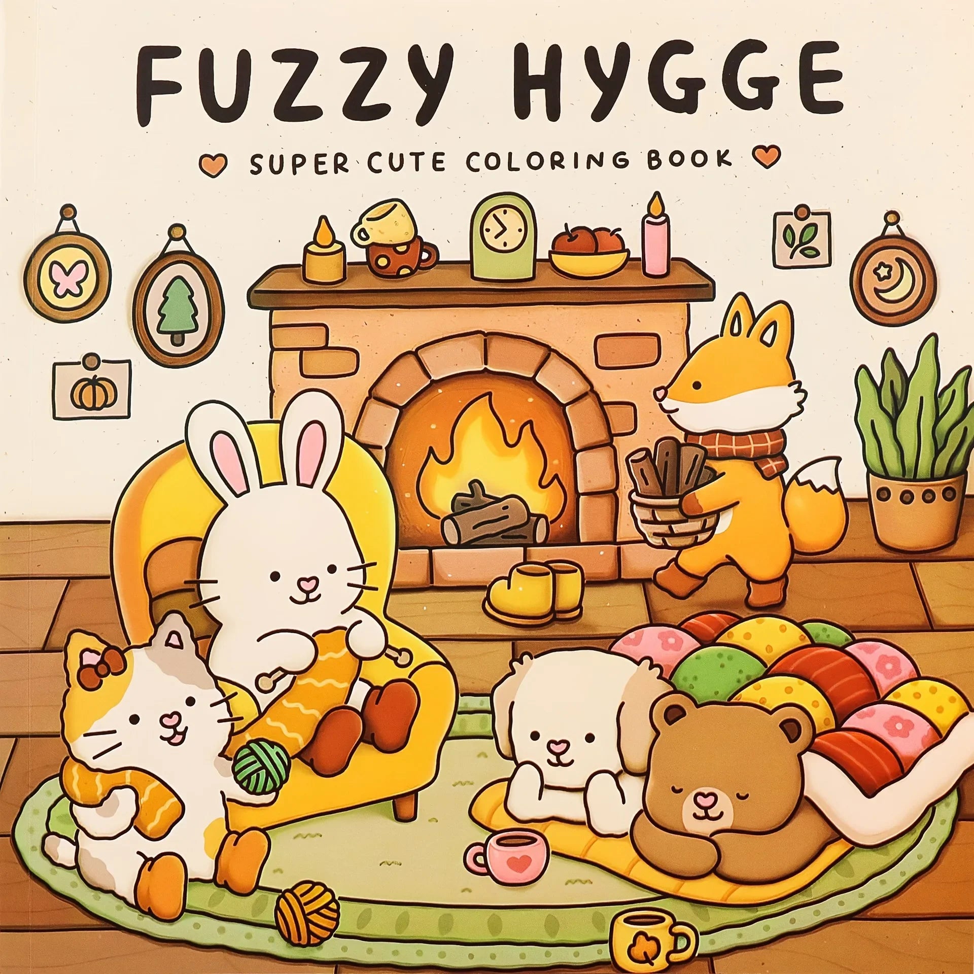 A cute coloring book suitable for children and teenagers, equipped with a cute kitchen series, suitable for relaxing both body a