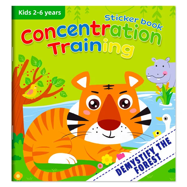 Baby Toys Sticker Book Multiple Scenarios Cartoon DIY Sticker Puzzle Educational Cognition Learning Toys for Kids Age 2-6 Gift