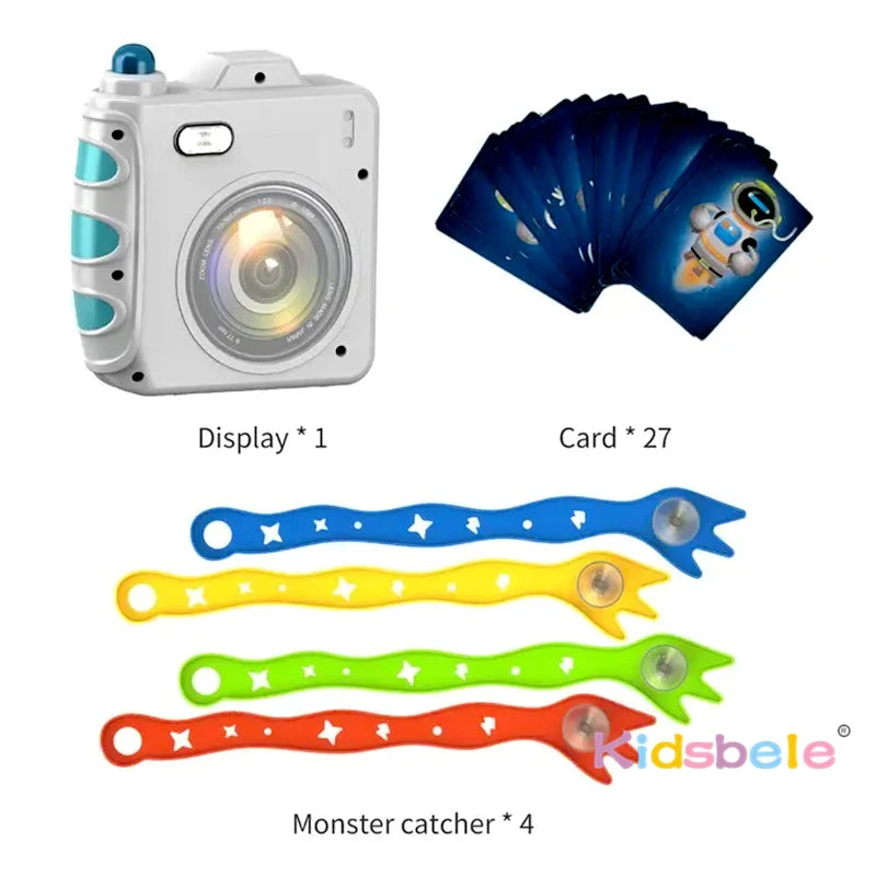 Interactive Puzzle Desktop Kids Toy Strange Hand Hunting Monster Card Toy Space Catcher Camera Family Party Game For 2-4 Players