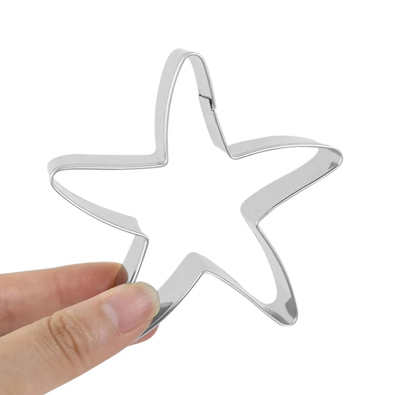 3Pcs/lot Ocean Seahorse Starfish Cookie Cutter Mold Under The Sea Mermaid Birthday Party Decoration DIY Cake Biscuit Baking Tool