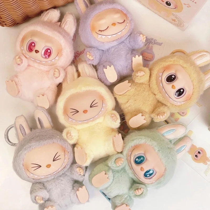 Hot selling anime doll second-generation LABUBU blind box party series vinyl doll keychain pendant toy girlfriend birthday gifts