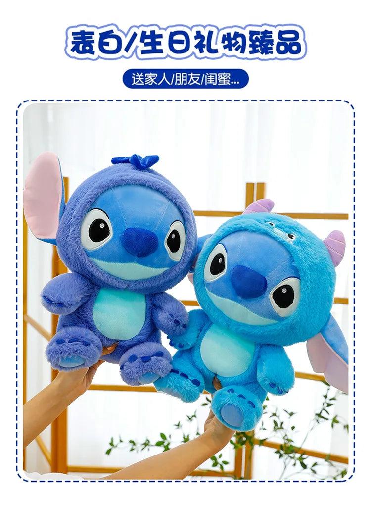 Big Size 55cm Cartoon Plush Toy Dolls Stitch Sullivan Doll Blue Stitch Kids Christmas Pillow Doll Baby Cloth Doll Ornament Gift