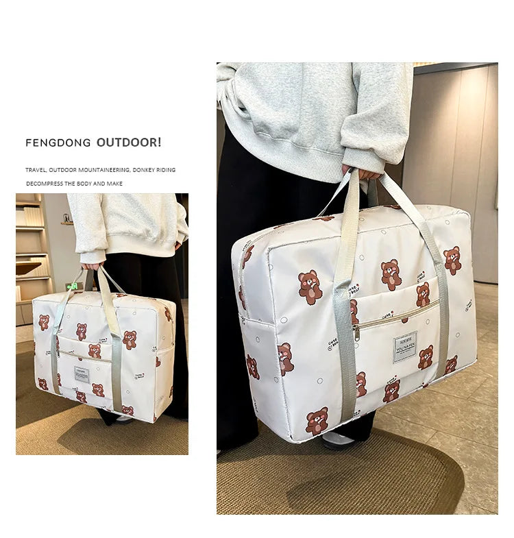 Large Capacity Travel Bag Portable Business Trip Light Portable Student Trolley Case Luggage Bag Maternity Storage Bag for Girls