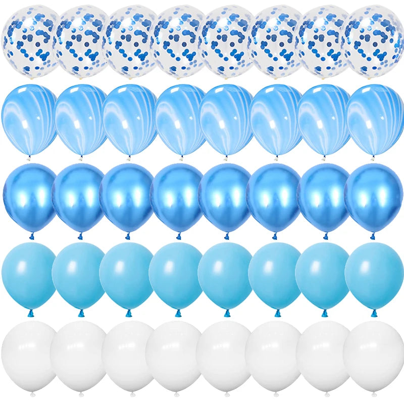 40pcs 12inch Rose Gold Confetti Latex Balloons Happy Birthday Party Decorations Kids Adult Boy Girl Baby Shower Wedding Supplies