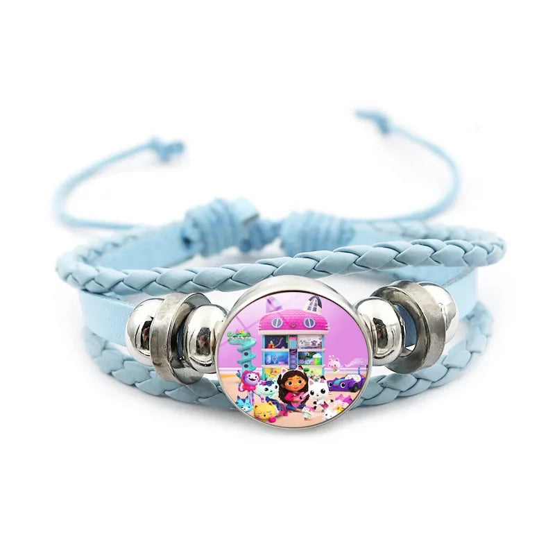 Gabby Dollhouse Bracelet Anime Cartoon Character Derivative Peripherals Bangles Cute Bracelets Baby Show Birthday Christmas Gift