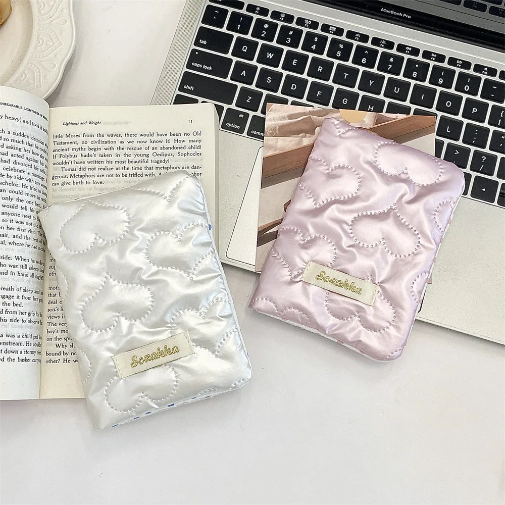 Bow Knot Women Girl Korean Ins Certificates Passport Wallet Travel Multi Functional Document Card Passport Cover Storage Bags