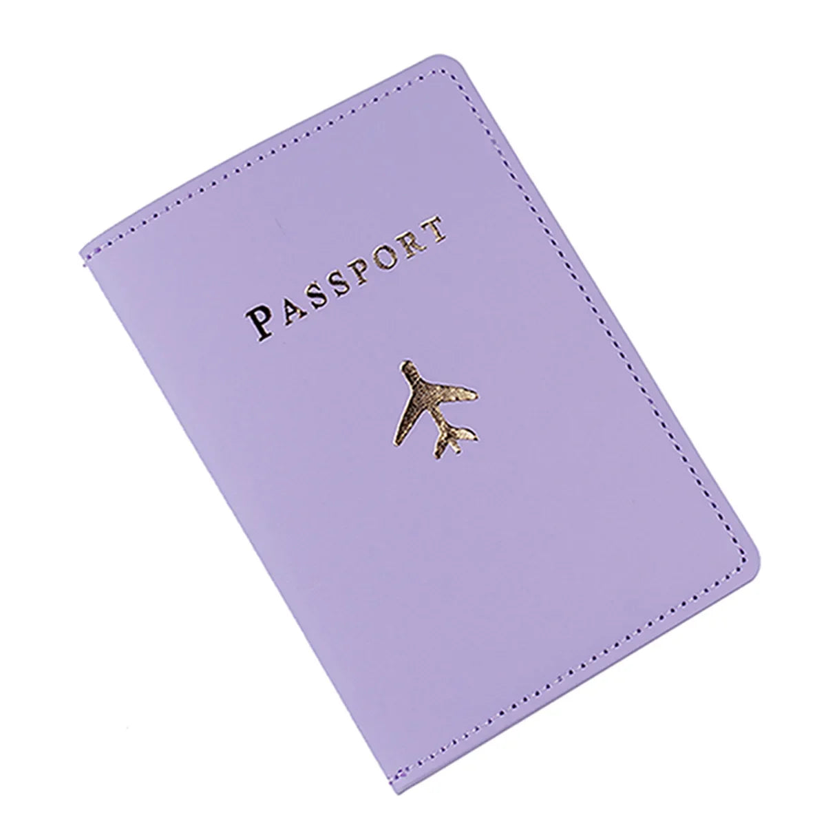 Airplane Passport Cover Women Men Travel Passport Case Pu Leather Fashion Passport Wallet Purse Girl Passport Credit Card Holder