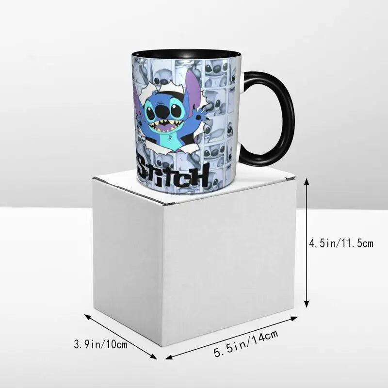 Stitch Mug Fun Coffee Cup Gift For Women Men