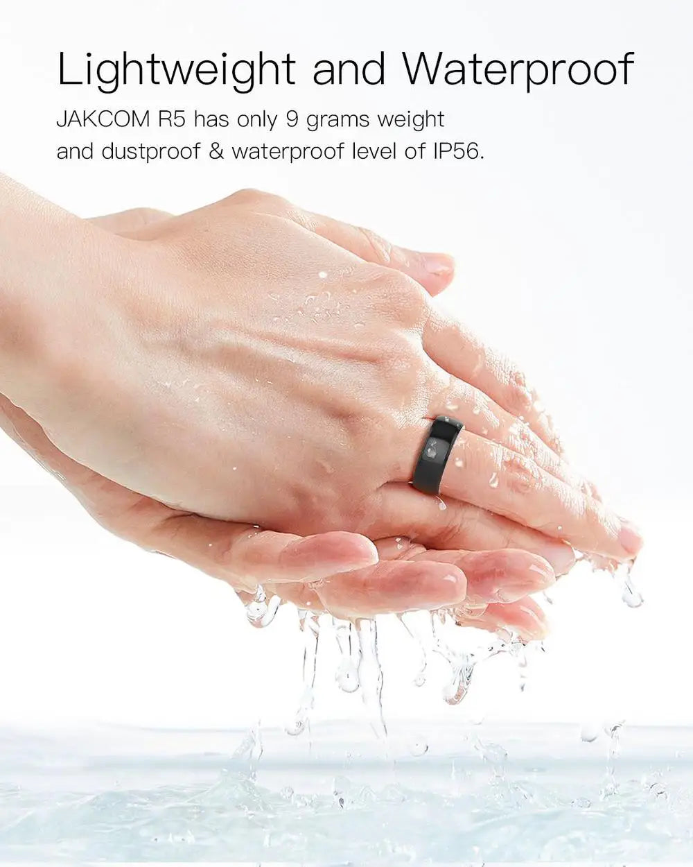JAKCOM R5 Smart Ring New arrival as justfog led strip magic camera watch color gps tracker for kid official store