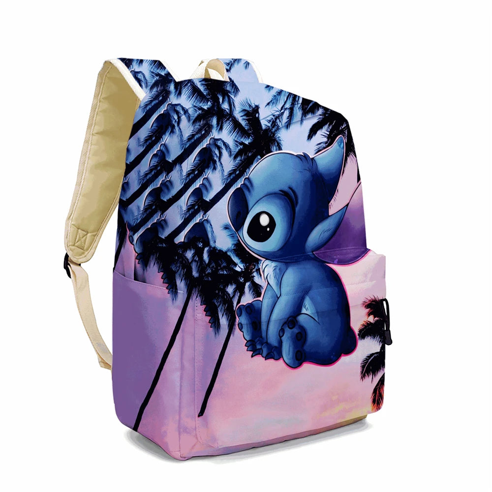 MINISO Lilo & Stitch Angel Cosplay Costume Backpack Computer School Bag Xmas Gift