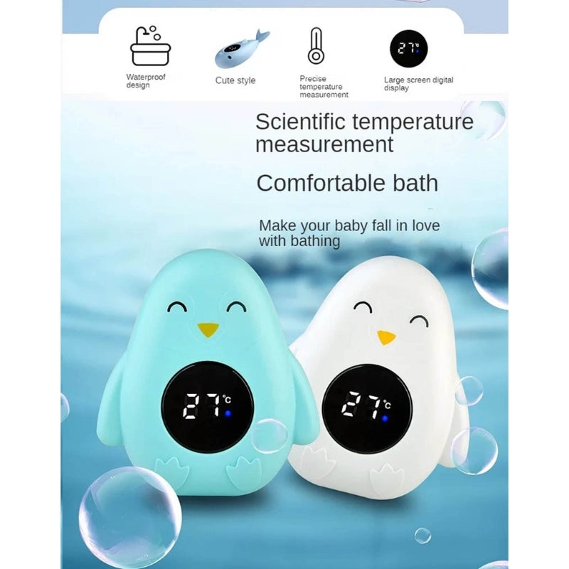 Cartoon Digital Thermometer LED Display Water Temperature Meter Safety Floating Toy for Kids Baby Bath Thermometer