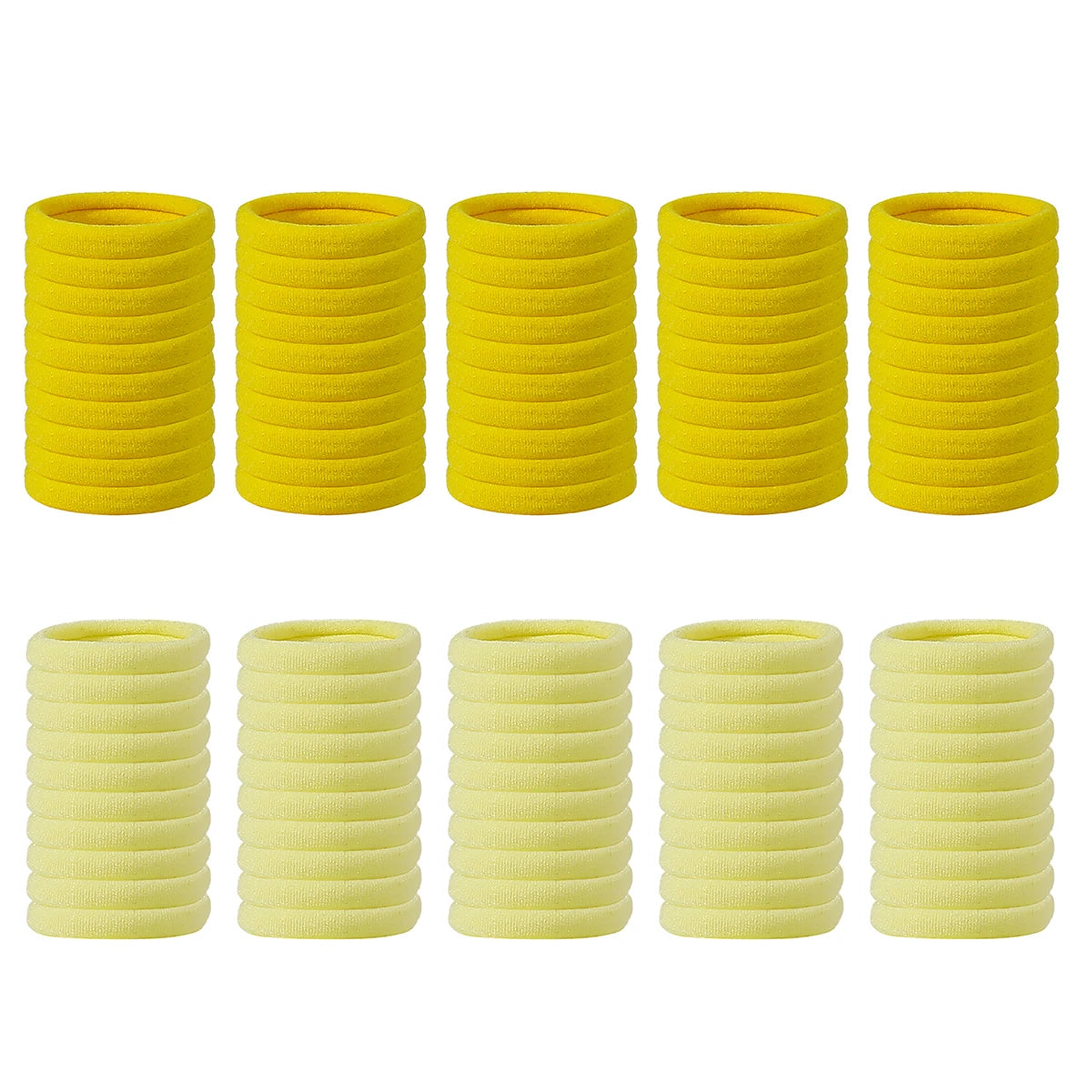 50Pcs/Set Girls Colorful Nylon Elastic Hair Bands Women Rubber Bands Headband Scrunchie Kids Ponytail Holder Hair Accessories