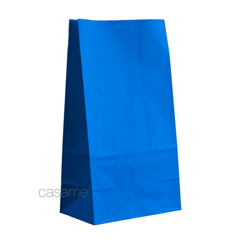 10 pcs Colored Paper Bags Party Favor Bags Goodie Bags Colorful Rainbow Gift Bags Treat Goody Bags for Christmas Birthday
