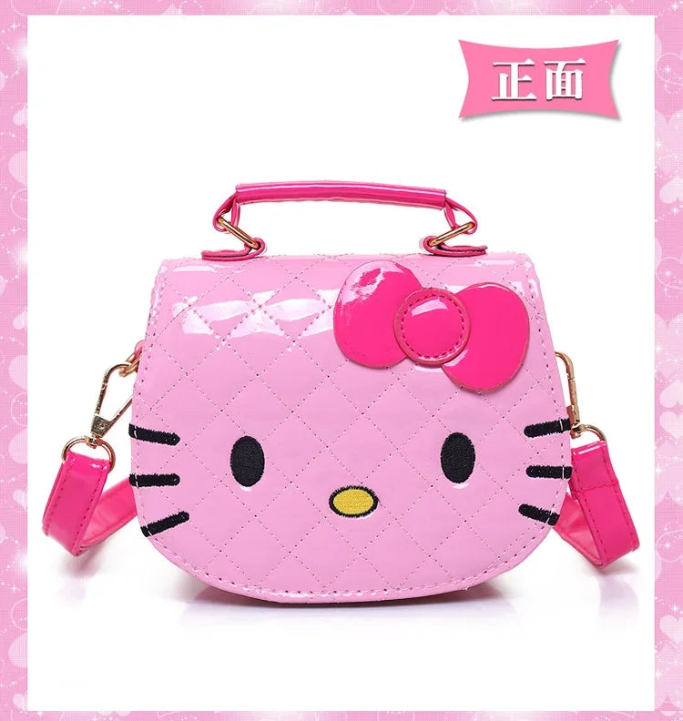 New Hello Kitty Girls Shoulder Bags Cute Cartoon Waterproof Messenger Bag Fashion Kids Anime Handbag Gifts Birthday Gifts