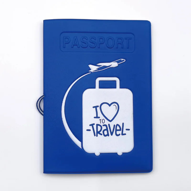 Colorful  Emboss Women's Passport Cover  Print Girls Boys ID Card Holder Travel Ticket Passport Case Drop Shipping