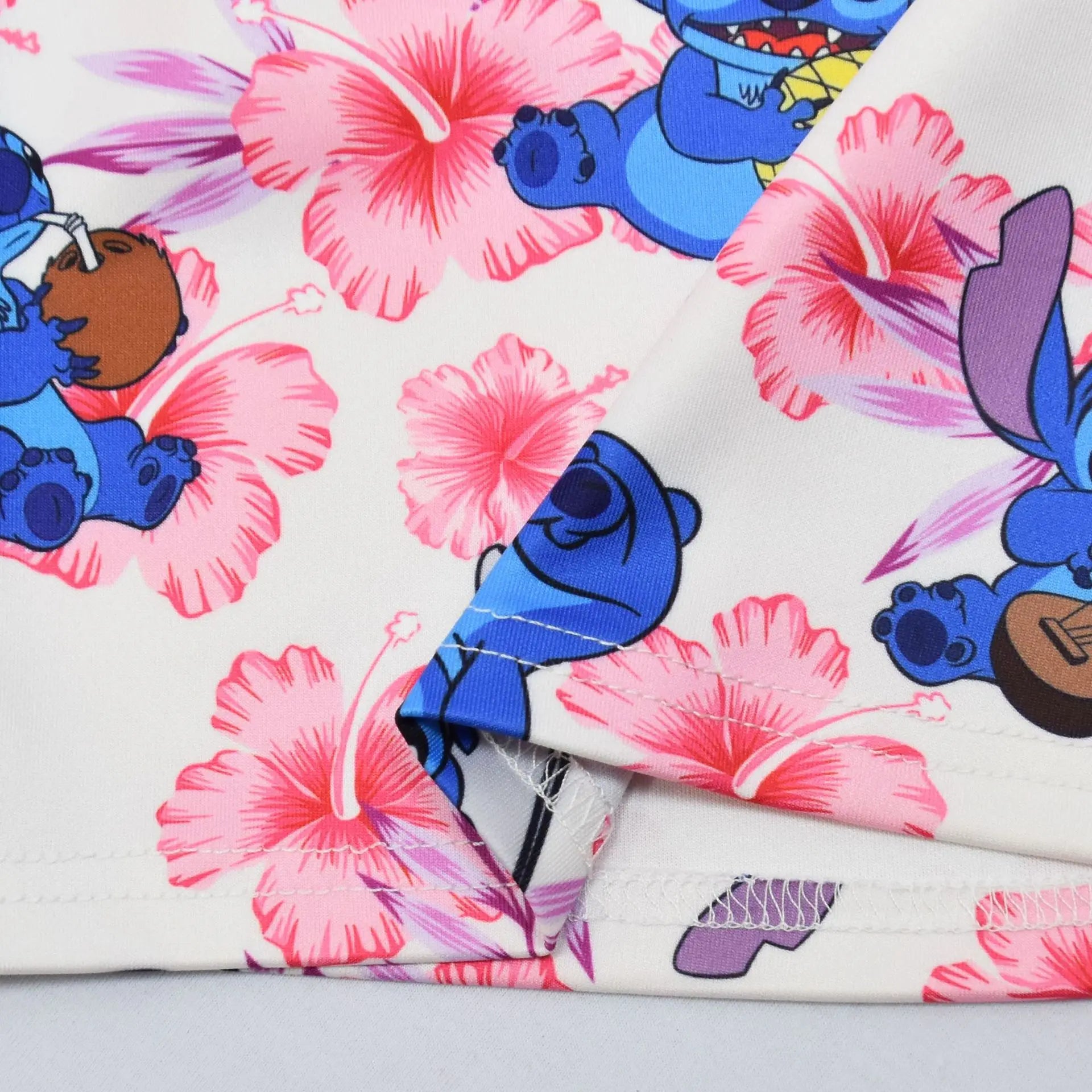 Lilo and Stitch Baby Girls Lilo Stitch Cosplay Princess Dress Kids Birthday Christmas Party Costume Summer Clothes Bow Sundress