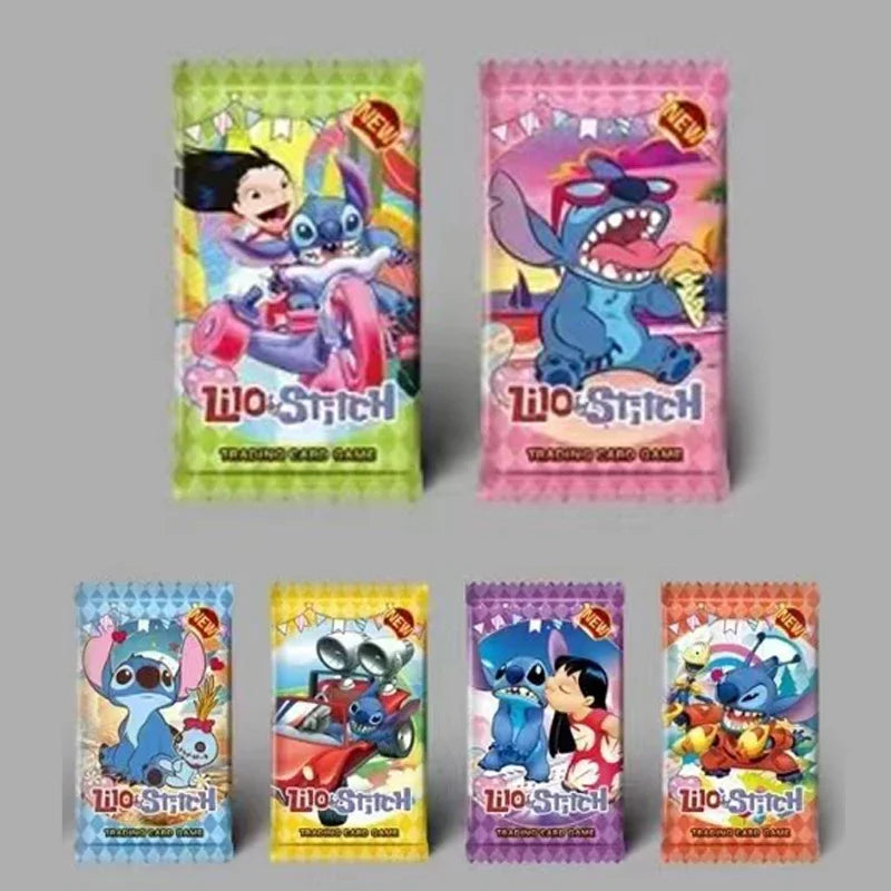 New Interstellar Baby Collection Card Shiny Stitch Cute Stitch Cards Gam Anime Battle Carte for Children Gift Toy