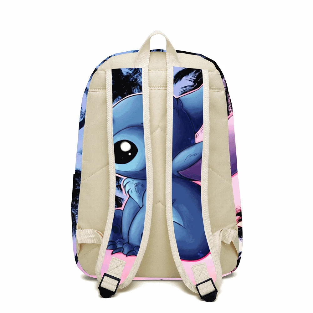 MINISO Lilo & Stitch Angel Cosplay Costume Backpack Computer School Bag Xmas Gift