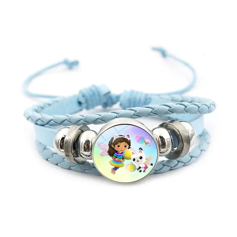 Gabby Dollhouse Bracelet Anime Cartoon Character Derivative Peripherals Bangles Cute Bracelets Baby Show Birthday Christmas Gift