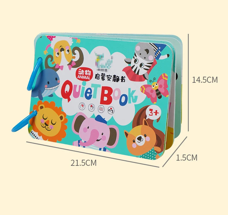 Montessori Busy Book For Kids 2 3 4 Years Preschool Kids Learning Toys Toddlers Activity Book Montessori Baby Toys Book