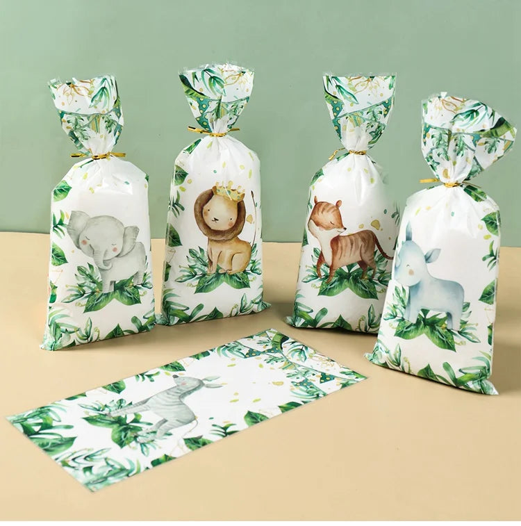 25/50/100pcs Unicorn Candy Bags Gift Packing Bags Birthday Party Decor Gift Bag for Guest Girl Birthday Supplies Baby Shower