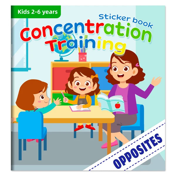Baby Toys Sticker Book Multiple Scenarios Cartoon DIY Sticker Puzzle Educational Cognition Learning Toys for Kids Age 2-6 Gift