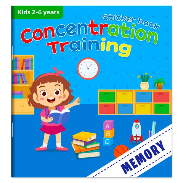Baby Toys Sticker Book Multiple Scenarios Cartoon DIY Sticker Puzzle Educational Cognition Learning Toys for Kids Age 2-6 Gift
