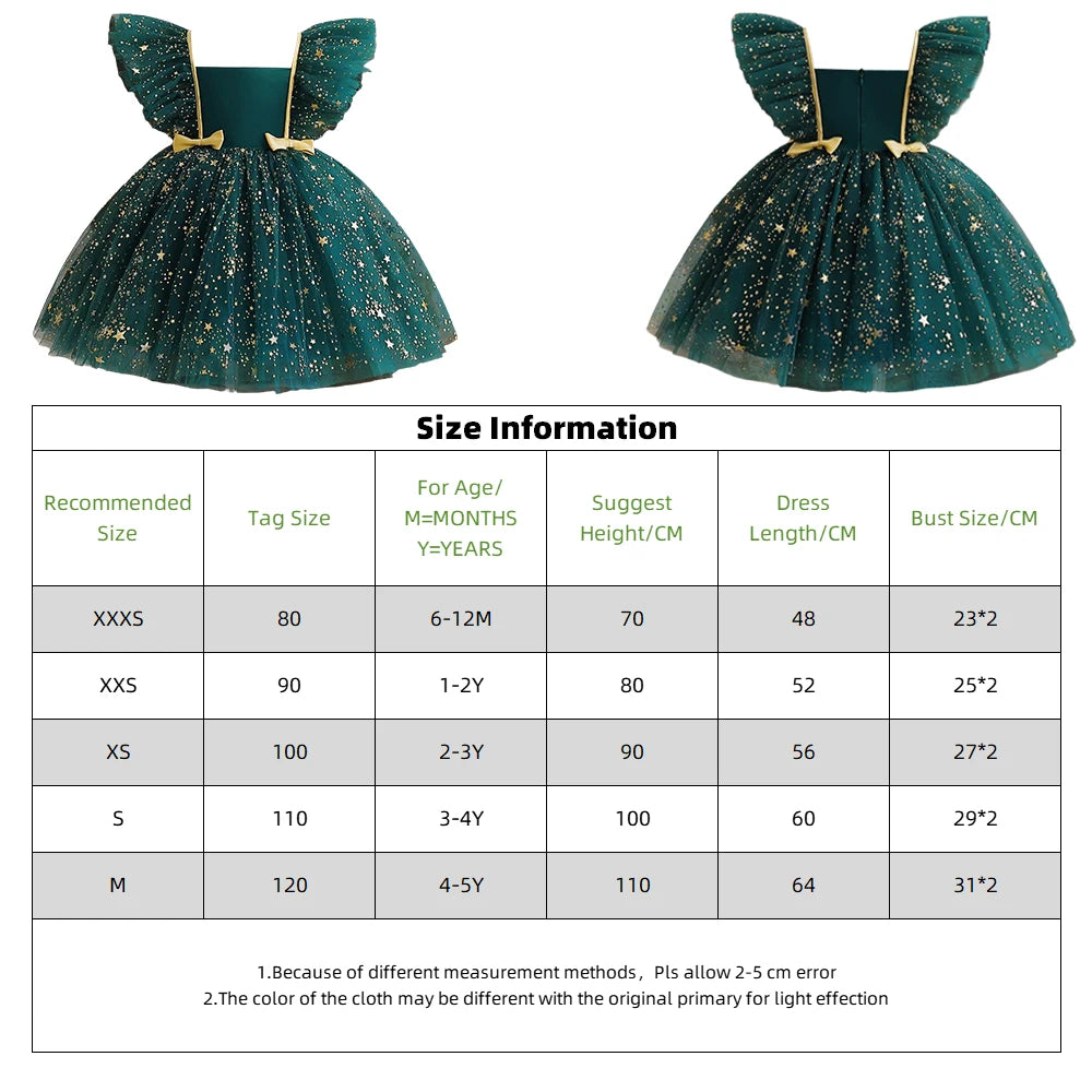 Lilo Stitch Princess Dress for Girls Sequined Star Ruffle Bow Tutu Gown Baby Formal Gala Prom Gown Kids Evening Party Costume