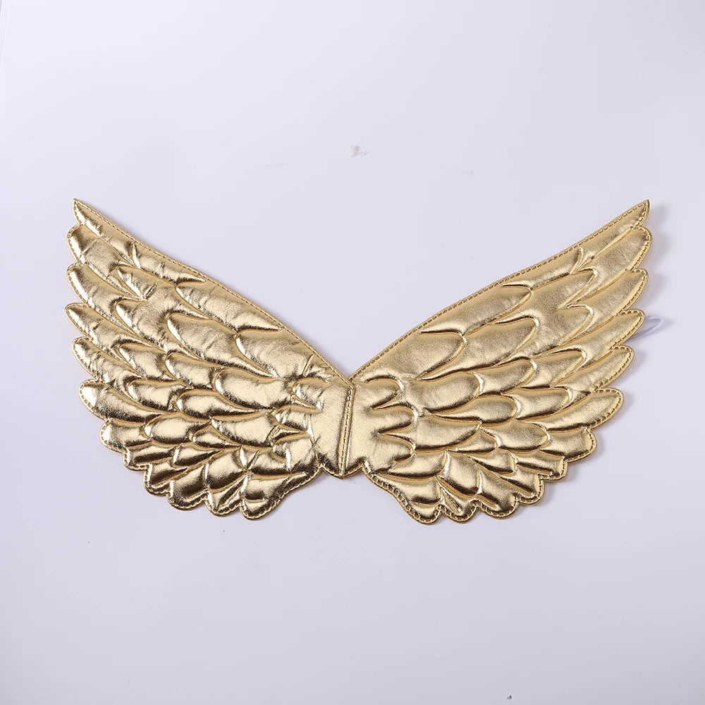 Cute Unicorn Theme Wings Rainbow Little Girls Angel Wings Baby Shower Kids Birthday Party Decoration Prom Performance Cosplay