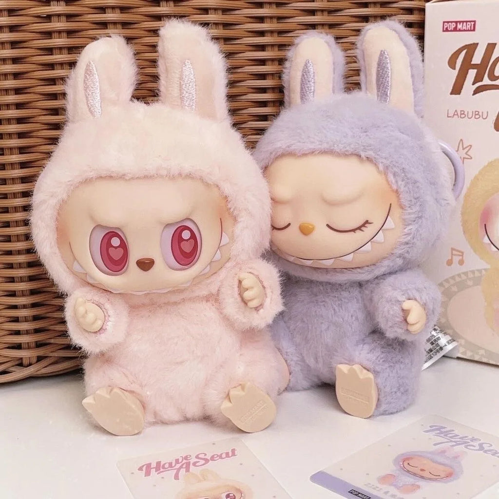 1-7pcs NEW abubu The Monsters V3 Series Blind Plush Box, Vinyl Base Toy, Animated Characters, Mysterious Surprise Box, Keychain