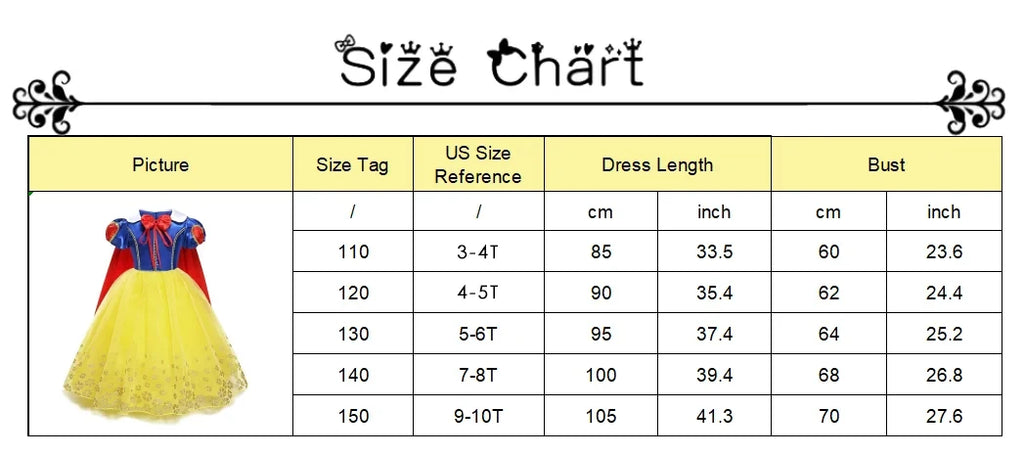 New Kids Girl Dresses Princess Costume Fancy Dress Kids Party Cosplay Princess Costumes Bow Patchwork Cosplay Girls Dress