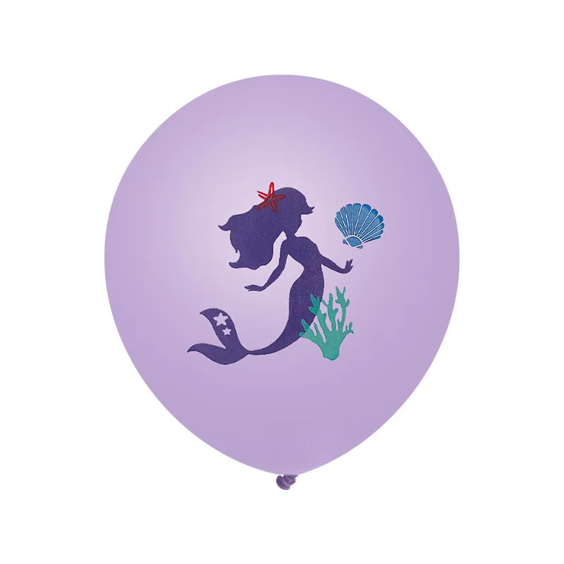 Little Mermaid Party Favors Memmaid Glasses/Tattoo Stickers/Headband/Clap Circle Toy Girls Birthday party gift Decor Baby Shower