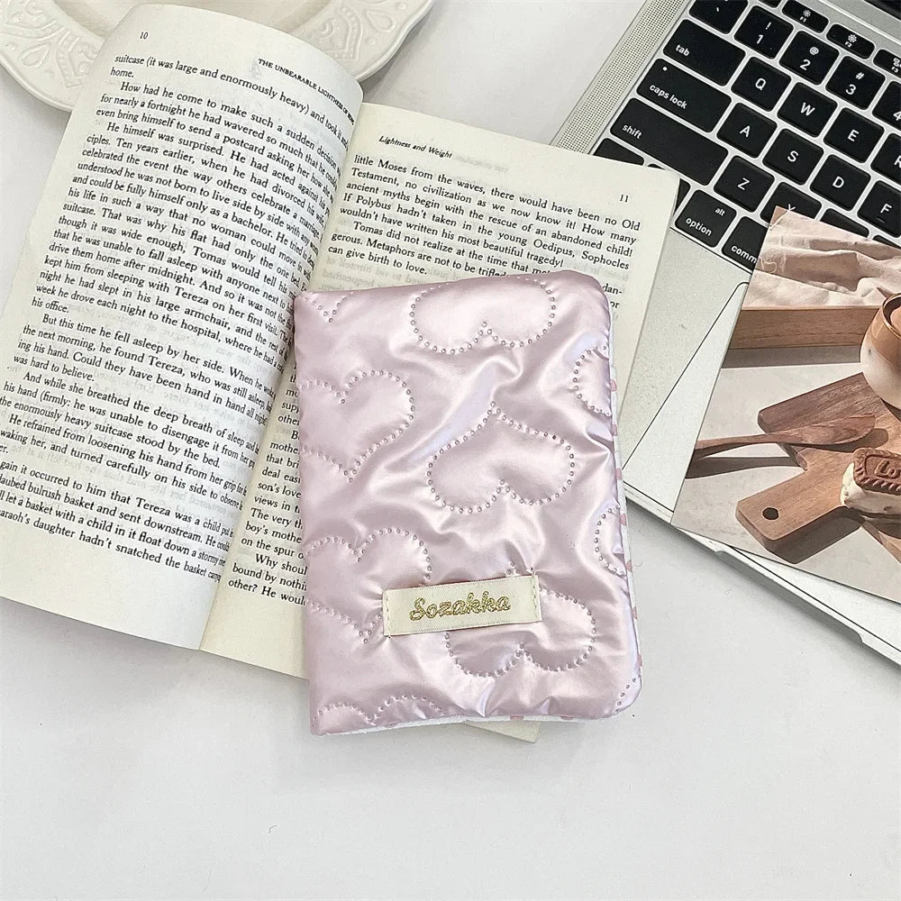 Bow Knot Women Girl Korean Ins Certificates Passport Wallet Travel Multi Functional Document Card Passport Cover Storage Bags