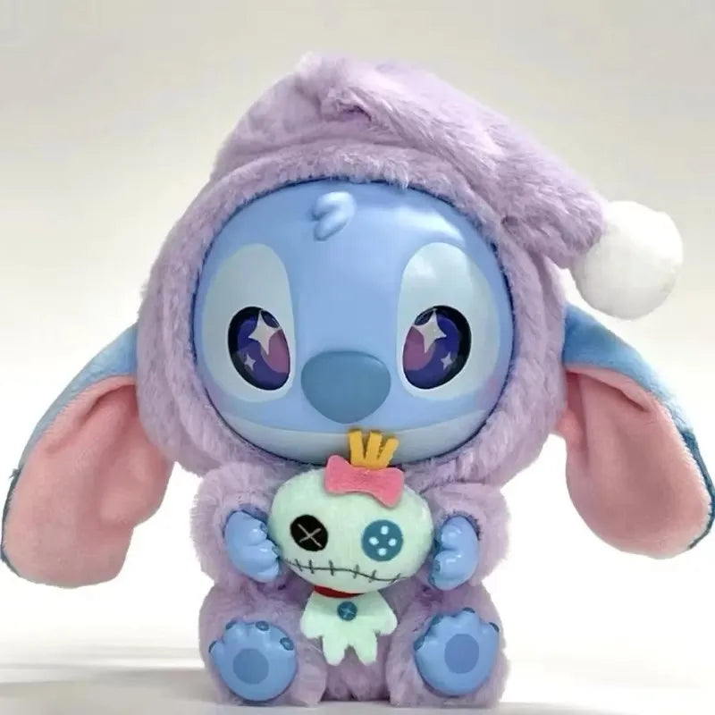 Genuine Stitch Eat Something Before Sleep Series Plush Blind Box Vinyl Toy Cute Doll Mystery Box Bag Pendant Decor for Girl Gift
