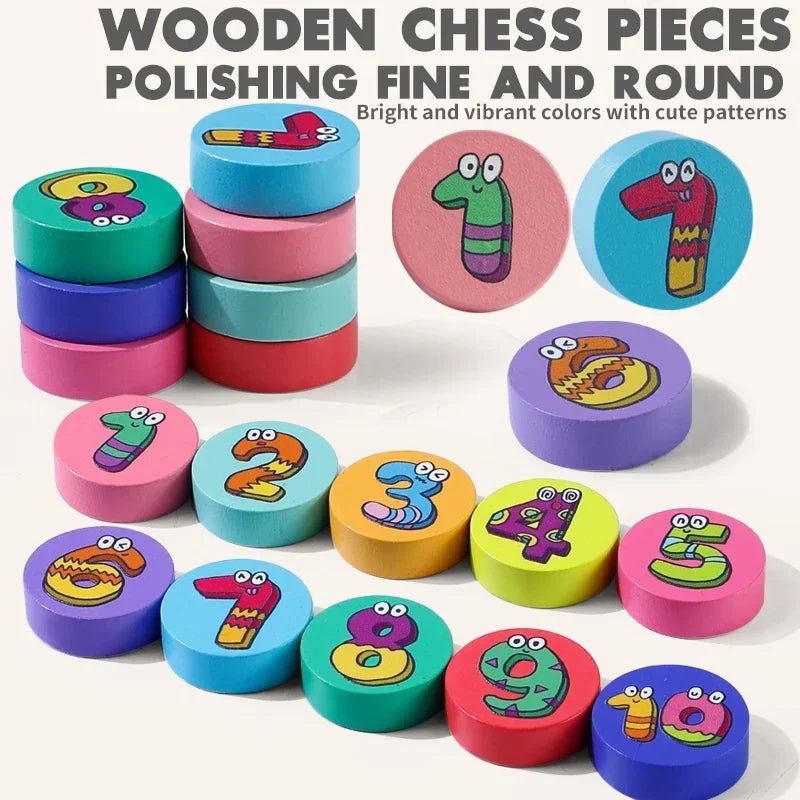 Kids learning 1-10 Numbers Counting Toy, Digital operation card, Digital Math Match Game Toys, Halloween/Christmas