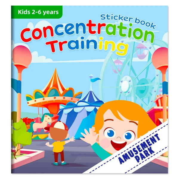 Baby Toys Sticker Book Multiple Scenarios Cartoon DIY Sticker Puzzle Educational Cognition Learning Toys for Kids Age 2-6 Gift
