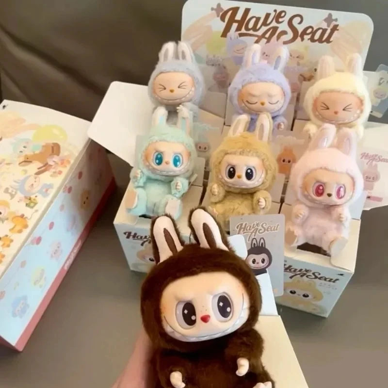 New Labubu Have A Seat Series BIG INTO ENERGY PVC Pendant Doll Model Kawaii The Monsters Blind Box Gift Labubu Macaron 3rd