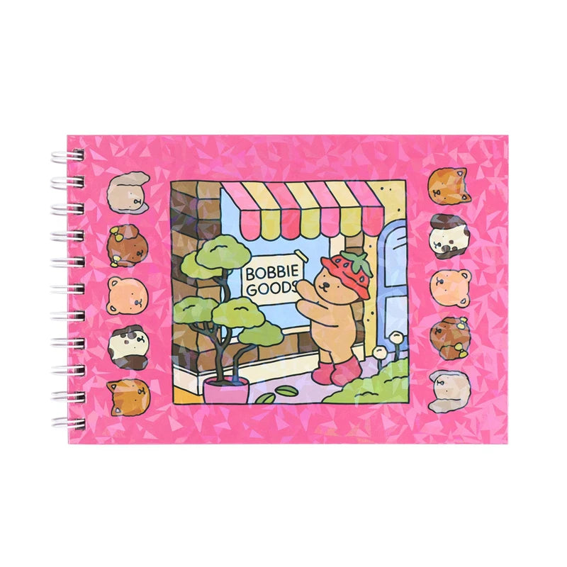 Coloring Book Cute And Cozy For Adults & Teens Same Style Different Color Cover Creative Pudding Bear Graffiti Coloring Notebook