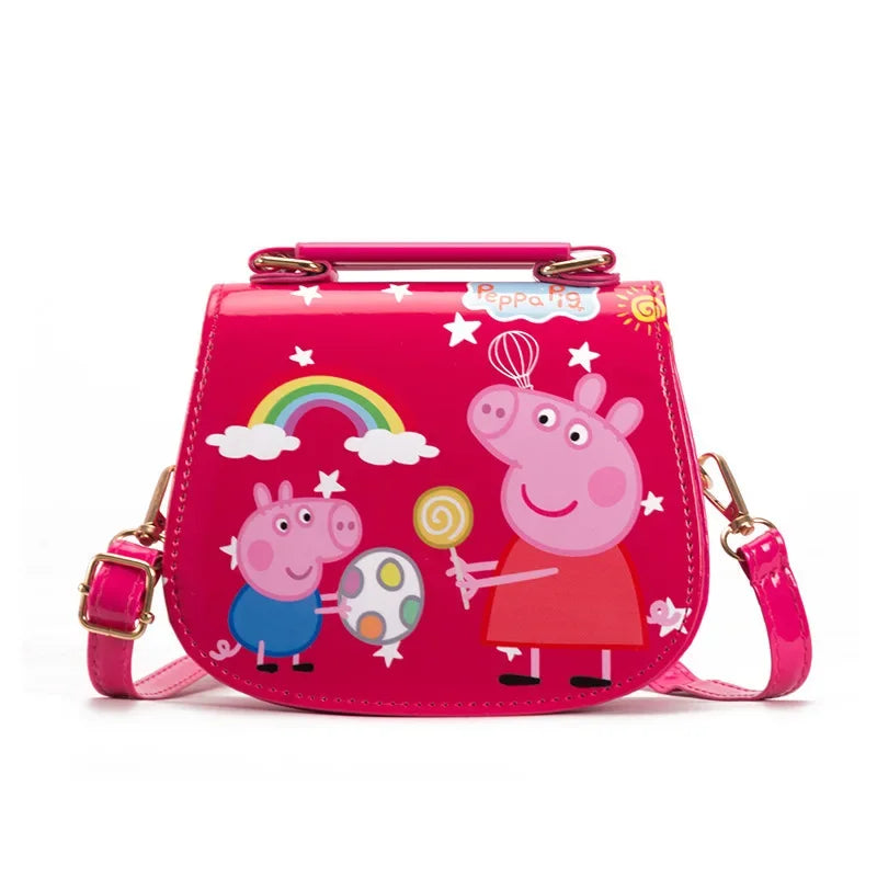 New arrival Peppa Pig page cartoon bag toy messenger bag george shoulder handbag backpack toy cute little girl new year gift