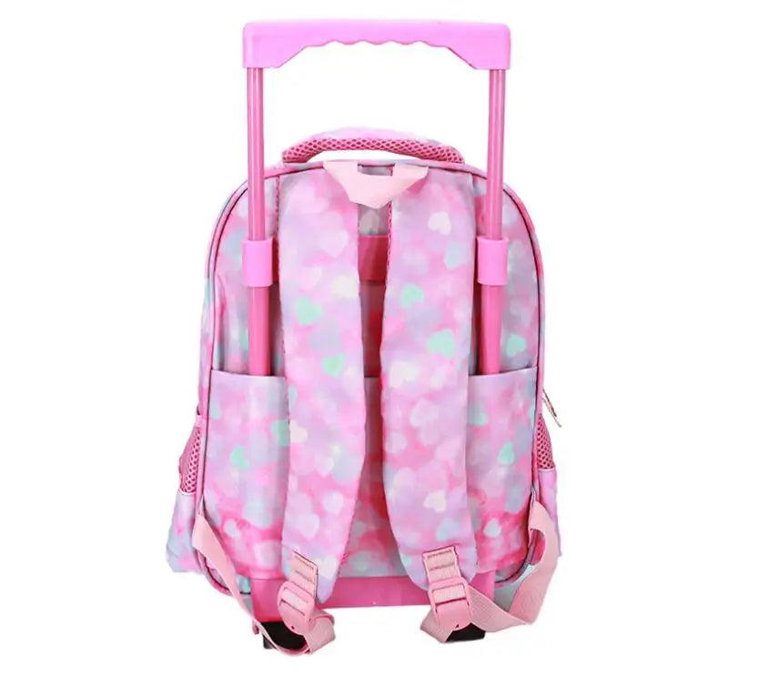 Small  kids rolling luggage Travel trolley bags for little boys Toddler rolling backpack suitcase for kidgarden Trolley Backpack