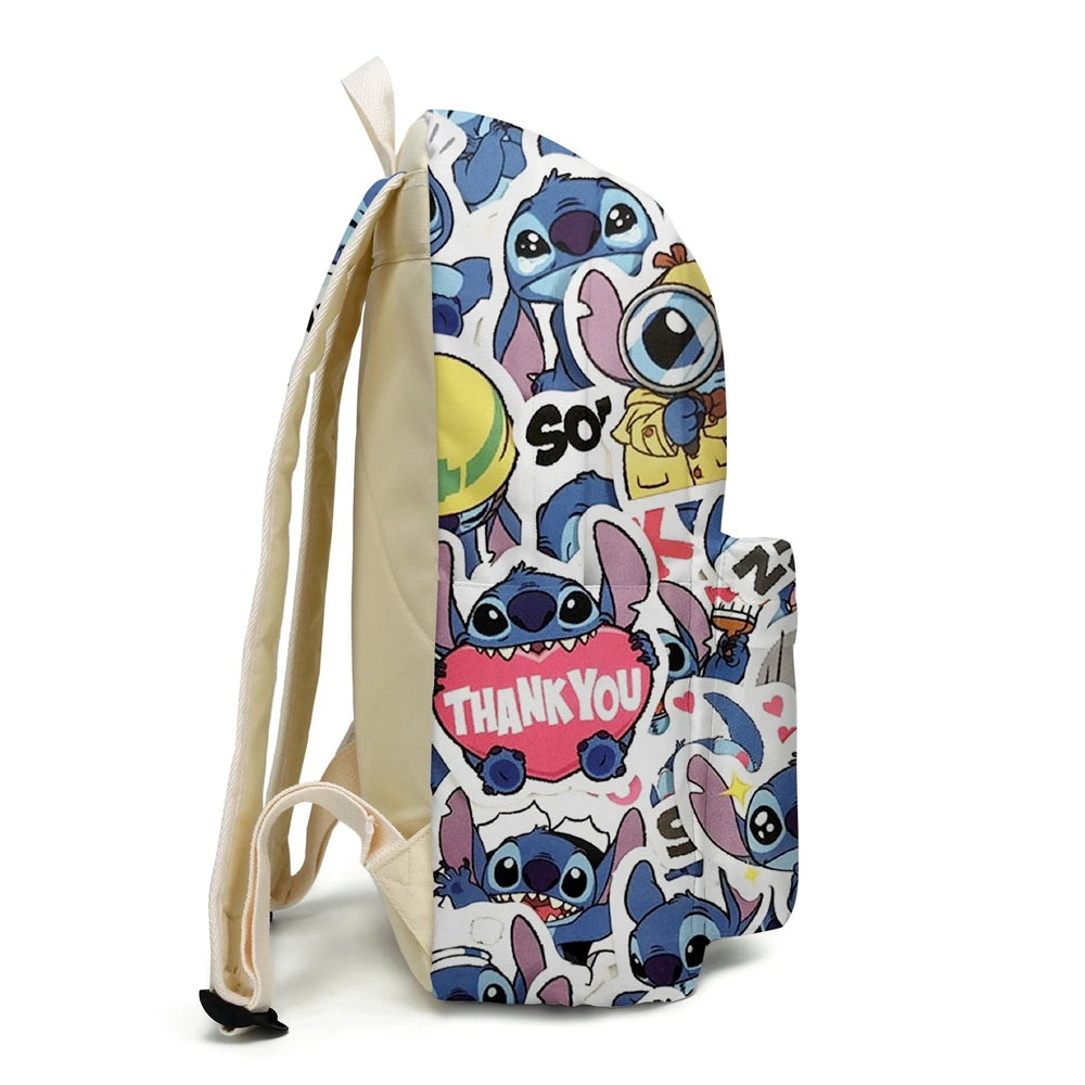 MINISO Lilo & Stitch Angel Cosplay Costume Backpack Computer School Bag Xmas Gift