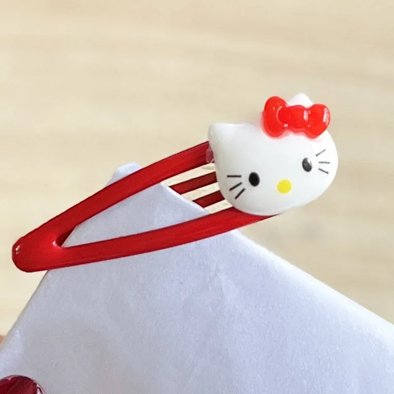 2PCS Girl Hair Clip Kawaii Cartoon BB Hair Clip Girl Hairs Accessories Headwear Bangs Clip Bow HairClips Gift Festival gifts