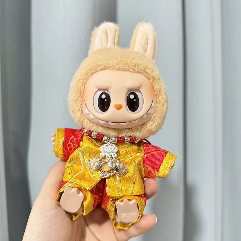 13 Styles Cute Mini Plush Doll'S Clothes Outfit Accessories Korea Kpop Exo Labubu II Idol Dolls Jumpsuit Sitting Party Clothing