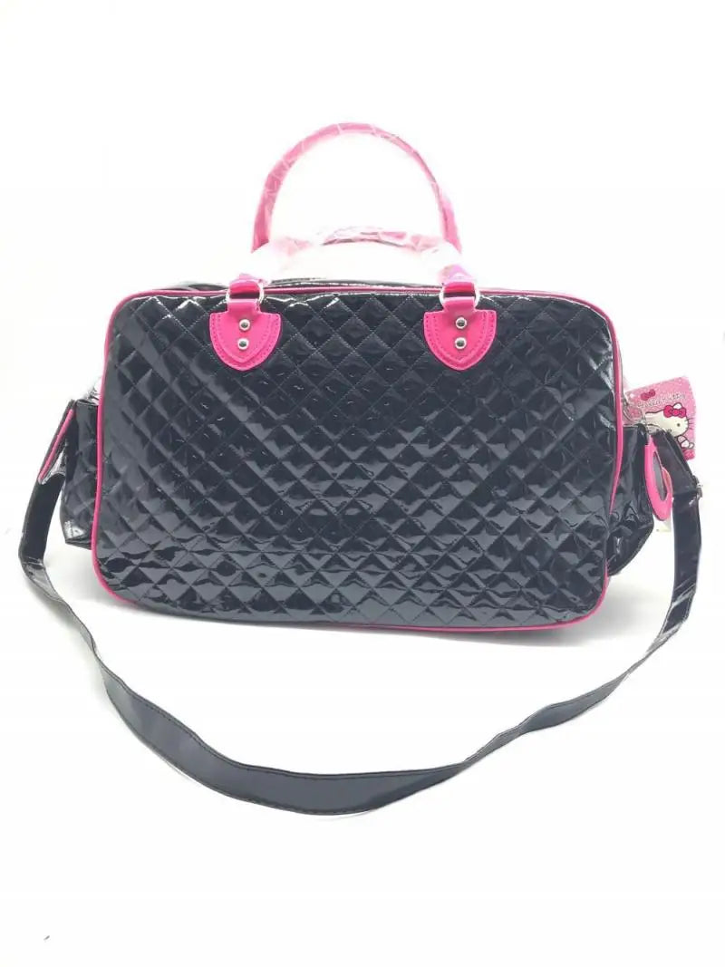 Hello Kitty Handbag Sanrio Travel Satchel Anime Kit Bag Sweetheart Hottie Y2K Girl Crossbody Pu High Capacity Bag Wholesale